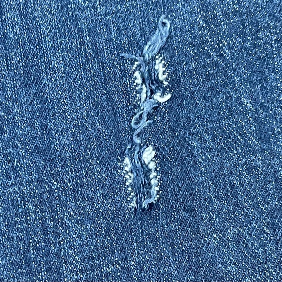 J Crew Factory Distressed The Sutton Straight Leg Blue Men’s Jeans  32x30 - Picture 8 of 11